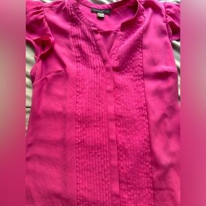 Hot Pink Statement Blouse by Simply Styled - Size S/C